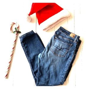 American eagle super stretch jeans size 12